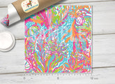 Lilly Inspired  Pattern Adhesive Vinyl L096